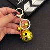 Coreano Criativo Metal Candy Color Bell Keychain Acessórios Femininos Handmade Mobile Phone Shell Casal Bolsa Pingente Atacado