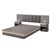 Mobiliario de Hotel, Cama de Hotel, Cama Estándar Personalizada para Habitación, Juego Completo para Habitación de Huéspedes de Apartamento B&B, Cama de Hotel Rápida, Cama Doble