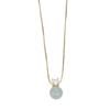Colar de Jade Hetian com Diamante Único para Mulheres, Design de Nicho Leve de Luxo para o Verão com Sensação de Alta Qualidade, Novo Modelo 2026 Corrente para Clavícula com Contas da Sorte