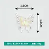Atacado Estilo Coreano Borboleta Liga Metalica Joias Artesanais Colar Pingente Pulseira Pingente Único Acessório Joias Peças DIY