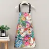 Avental de Moda Cozinha Cozinha Doméstica Resistente à Sujeira Novo Resistente ao Desgaste Estilo Coreano À Prova de Óleo Cintura Roupa de Trabalho Catering