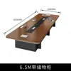 Mobiliário de escritório nova mesa de conferência grande mesa comprida mesa simples moderna combinação de mesa e cadeira para sala de conferência canto arredondado