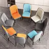 Cadeira de Jantar para Uso Doméstico, Cadeira com Encosto, Cadeira para Mesa de Jantar, Estilo Minimalista Moderno de Luxo Leve, Banqueta de Hotel, Cadeira de Mahjong Moderna Tendência Nórdica