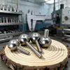 Bola de acero con agujeros, bola de acero roscada, bola de hierro electrochapado, bola rodante con medio agujero, bola de hierro pasante, bola redonda pulida, bola sólida para roscar