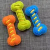 Brinquedo para Pet com Som Osso para Roer Bastão de TPR de Camada Dupla para Roer e Limpar para Pets Médios e Grandes para Aliviar o Tédio e Interagir com Cães