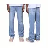Amazon 2026 Jeans de Verano Nuevos para Hombre Rectos Ajuste Delgado Versátiles Pantalones Casuales de Calle Hip-Hop Americano Venta al por Mayor