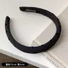 Diadema de lazo de ala ancha estilo coreano para mujer, nuevo estilo 2024, diadema para lavarse la cara, diadema alta, elegante, tipo cueva para el cabello, tocado con tarjeta