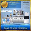 Equipamento para Loja de Chá com Leite Estação de Salada Refrigerada de Temperatura Dupla Cooler para Conservação de Alimentos Bancada para Catering Certificado CE Personalização de 7 Dias