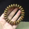 Cuentas de Ábaco de Sándalo Verde, Cuentas Budistas, Pulsera de Cuentas Ufo, Estilo Étnico con Sándalo Fragante, Accesorios para Rosario al por Mayor