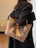 Bolso Retro Transfronterizo para Mujer, Gran Capacidad, Nuevo Estilo Otoño e Invierno 2026, Bolso de Hombro Simple y Versátil, Bolso Tote de Moda para el Trabajo