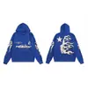 Sudadera con capucha holgada para hombre Hellstar Transfronteriza Alta Calidad Retro Americano High Street Traje NFC