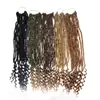 Fábrica de perucas Xuchang em estoque peruca de trança suja africana 18 polegadas cabelo de crochê liso Goddess locs