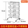 Caja Forestal Acero Inoxidable Soporte Móvil para Flores de Pie Multicapa Soporte para Macetas Jardín de Niños Escuela Balcón Maceta para Verduras