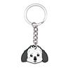 Chaveiro de cachorro dos desenhos animados acessórios PVC borracha macia pingente de chave de carro atacado criativo saco acessórios chaveiro