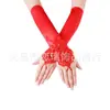 Accesorios para Mujer de los Años 1920 Spandex Satén Flocado Guantes de Charol Accesorios de Disfraz para Fiesta de Baile Transfronteriza en Stock
