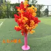 Novo Corredor de Casamento com Neve Artificial Adereços Decoração de Fundo para Casamento Árvore de Flor de Cerejeira Corredor de Casamento com Flor de Cerejeira de Ferro Forjado Enfeites de Casa