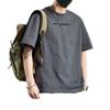 Camiseta de Moda de Alta Gama Manga Media Camiseta de Temperamento Casual Encanto Sexy Francés Nicho Trendy Cuello Redondo Verano Americano
