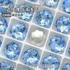 Diamantes para Manicura de Corte Rosa Octogonal, Brillantes Multifacéticos Rose Millennium K9 Vidrio de Alta Calidad Base Puntiaguda Joyería Especial para Manicura