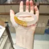 Pulsera de ágata de una sola pieza en colores de caramelo, pulsera de calcedonia translúcida y delicada color amarillo hielo, pulsera de jade de ágata natural, accesorio de regalo para mujer
