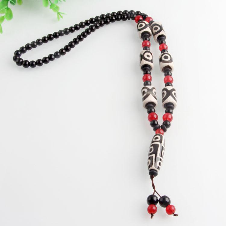 天珠项链加黑链 12