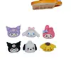 Acessórios de Resina da Série Sanrio Desenho Animado Acessórios de Gel Creme Grampo de Cabelo Capa de Celular Bolsa de Materiais Artesanais DIY