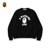 Marca Trendy Japonesa Sudadera de Forro Polar con Cuello Redondo Estampado de Camuflaje que Brilla en la Oscuridad Patrón de Estrellas Unisex Corte Holgado Estilo Otoño e Invierno