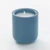 Taza de Cerámica Sencilla de Color Sólido Estilo Escandinavo Regalo Creativo Contenedor de Vela de Aromaterapia Se Puede Rellenar con Cera y Se Puede Personalizar