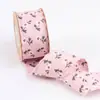 Patrón vertical ondulado cinta de crisantemo moño diy accesorios para el cabello suministros para mascotas cinta ropa cinta de embalaje floral