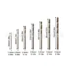 Juego de Brocas Helicoidales de Vástago Recto de 1.5-6.5mm 13 Piezas Brocas Helicoidales Amarillas en Caja de Plástico