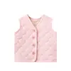 Chaleco de Lana y Seda para Niñas Otoño e Invierno Ropa Exterior Cárdigan Cálido para Niños Chaqueta Chaleco para Niños Chaleco de Bebé
