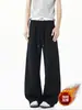 Pantalones Casuales para Hombre de Estilo Nuevo Transfronterizos Americanos Sueltos Tallas Grandes Otoño e Invierno Pantalones de Chándal Nuevos Versátiles Deportivos Largos con Felpa