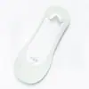 Meias Cano Baixo Invisíveis de Algodão com Listras Verticais de Seda Gelada Cortáveis ao Tamanho para Mulheres, Meias de Algodão Lisas de Verão com Tira de Silicone Atacado