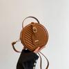 Bolsa pequena da moda estilo coreano deste ano para mulheres, nova coleção outono e inverno 2023, bolsa de ombro e transversal versátil, pequena bolsa redonda para mulheres