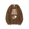 Sudadera de Halloween de Esqueleto para Maternidad Divertida Embarazo Europa y América