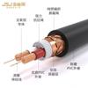 JSJ Jinshan Ângulo 6.35mm Linha de Áudio 6.5RST Grande Três Vias Macho-Macho Reta Cotovelo Linha Estéreo