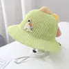 Sombrero Protector Solar para Niños Verano Sombrero con Ala Grande Sombrilla para Niños y Niñas Sombrero de Sol Sombrero Delgado para Bebé Sombrero de Pescador Sombrero de Paja