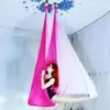 Hamaca de Yoga Aéreo Hamaca de Color Degradado Cuerda Colgante Microelástica Antideslizante Estudio de Yoga Uso en Casa Hamaca de Tela Resistente al Desgaste