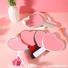 Espejo en Forma de Corazón al Por Mayor Versión Coreana Portátil Espejo con Asa de Amor Maquillaje Espejo de Mano Lindo Espejo Pequeño Espejo de Mano