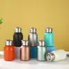 Taza Aislada Gruesa de Acero Inoxidable con Asa, Tamaño de Bolsillo Mini Simple Portátil Taza de Regalo