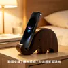 Soporte creativo de madera maciza para teléfono con forma de elefante, un soporte perezoso para tu escritorio, un soporte multifuncional para tableta y pieza decorativa