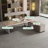 Escritorio de jefe, escritorio de CEO, escritorio ejecutivo, mesa ejecutiva de alta gama, escritorio de oficina para gerente, juego de escritorio y silla de oficina