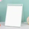 Espejo publicitario de escritorio, rectangular, plegable, para maquillaje, portátil, con logotipo imprimible.