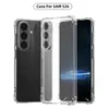 Fábrica de Origen Adecuado para Samsung S26 5g Agujero de Precisión Funda de Teléfono Transparente Cubierta Protectora Anti-Caída en Cuatro Esquinas S26 Edge
