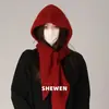 Gorro Balaclava, Gorro de Lana, Bufanda, Gorro de Punto Integrado, Gorro Balaclava de Invierno con Protección para Orejas para Mujer
