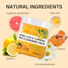Toallita Limpiadora Popular Europea y Americana Transfronteriza de Cúrcuma y Ácido Kójico Hoja de Algodón Exfoliante Suave para Rostro Limpieza Profunda Removedor de Maquillaje