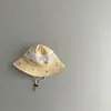 Sombreros para Niños 2026 Verano Versátiles Sombreros de Pescador Bordados para Niños y Niñas, Sombreros de Pescador de Malla Fina para Bebés y Niños Pequeños