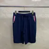 Fábrica Tb Venda Direta Verão Novo Bolso Dupla Face Vermelho Branco Azul Shorts de Tricô Unissex Casual Confortável Shorts