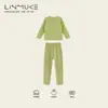 2026 Conjunto de Ropa Interior Sin Costuras Unisex para Niños 280g Algodón Cepillado Ropa para el Hogar Ropa de Otoño y Pantalones