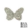 2024 Nueva Moda Entrada Lujo Warren Ángel Mariposa Tela Bordada con Cuentas Hecha a Mano Pegatina Accesorios de Moño para Vestido Chino