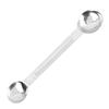 Fábrica atacado aço inoxidável de duas cabeças colher de medição colher de medição com balança colher de café de cabeça dupla colher de café utensílios de panificação